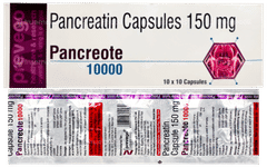 Pancreote 10000 Capsule 10 Pancreote 10000 Capsule 10